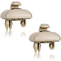 2PCS Clip del Gancho de la Visera del Coche-JPYH Aplicable a A1 A3 A4 A5 A6 Q3 Q5